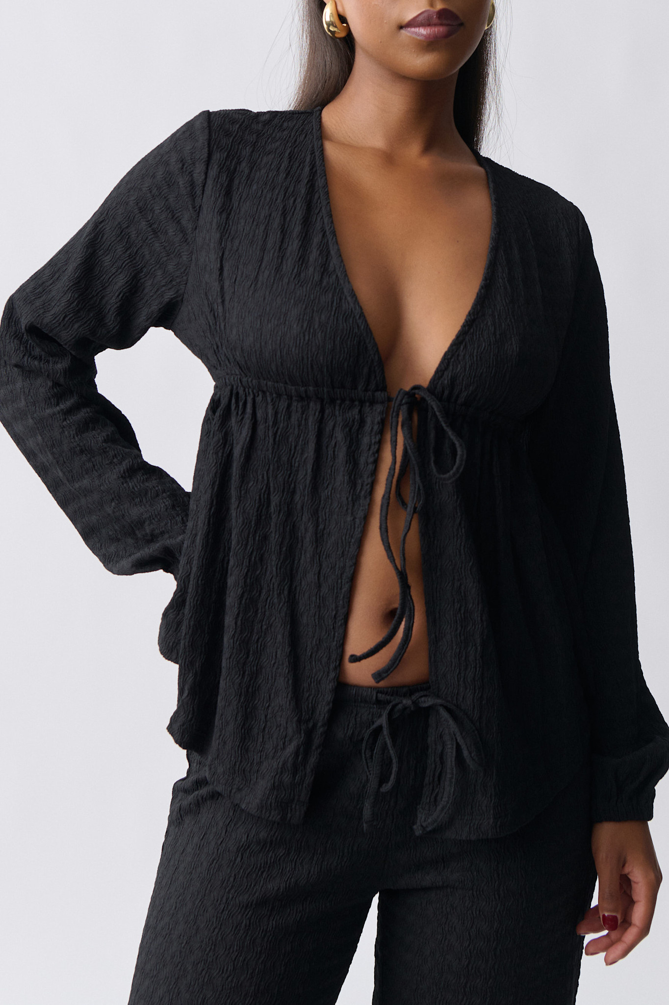 Textured top 25088 Black (9000)