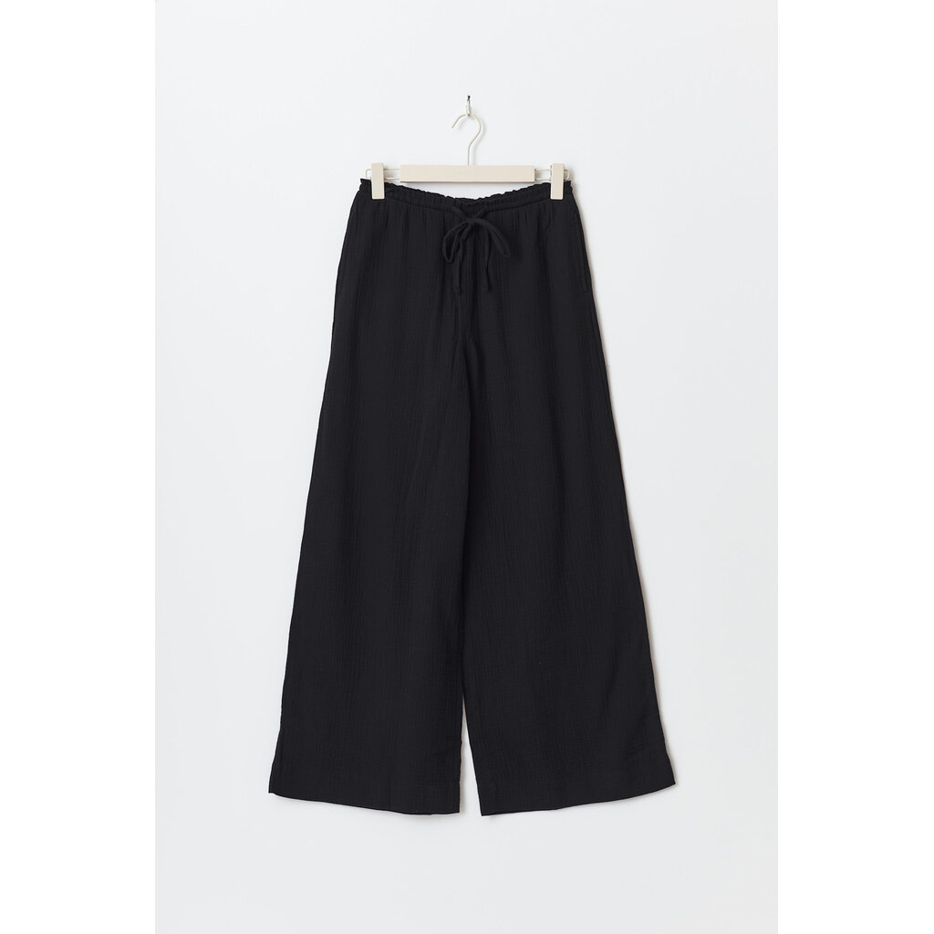 Gina Tricot Gauze trousers 22655 Black (9000)
