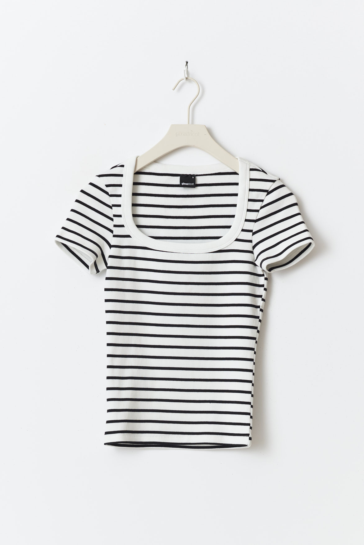 Rib short sleeve top 24572 Stripe (1057)