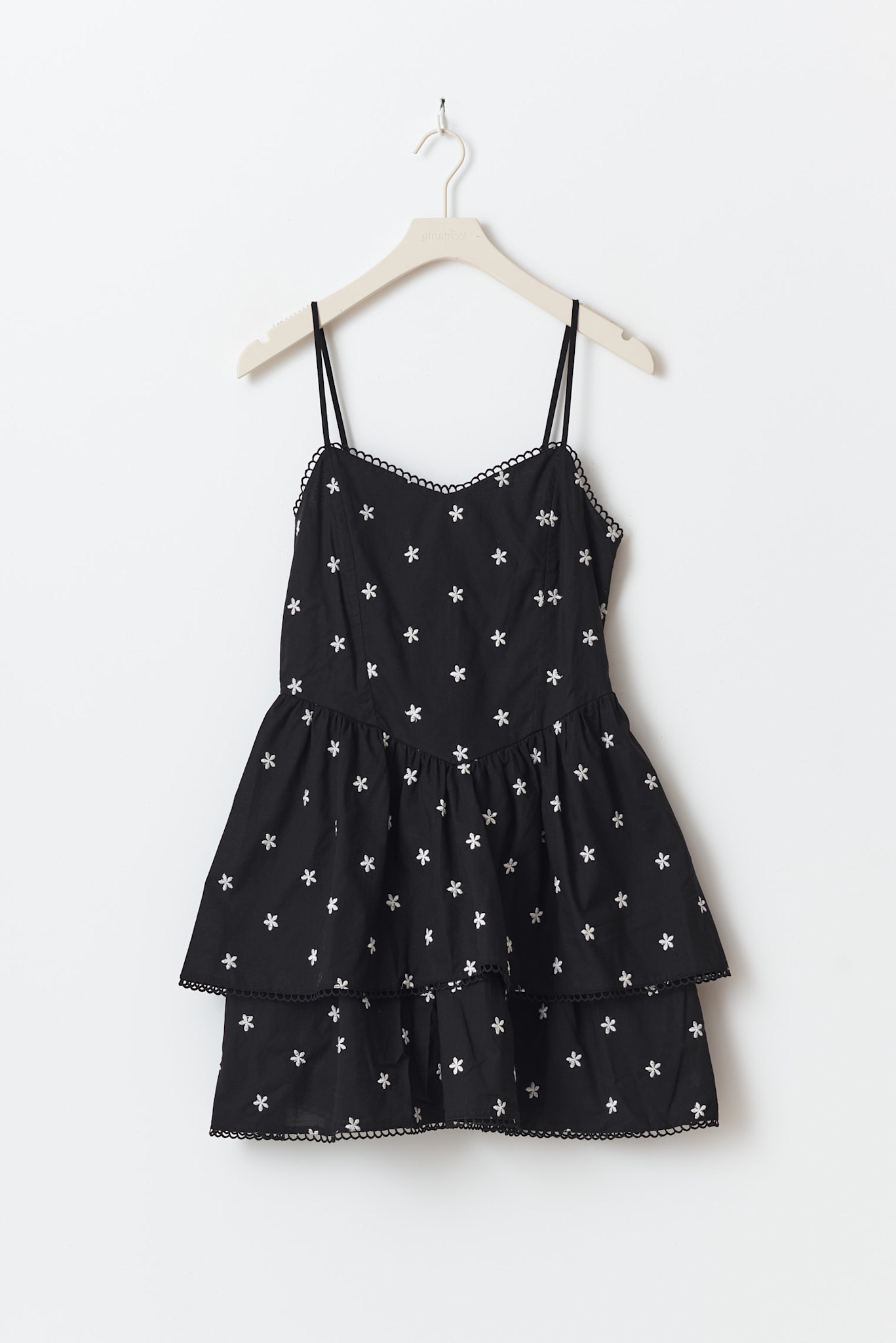 Mini dress 25165 White flower (0787)