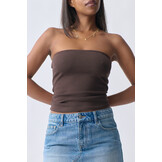 Short denim skirt 24568 Mid blue