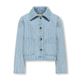 KOGLERIN LS POCKET STRIPE DNM JACKET 15359812 Light Blue