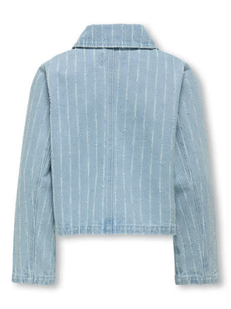 KOGLERIN LS POCKET STRIPE DNM JACKET 15359812 Light Blue