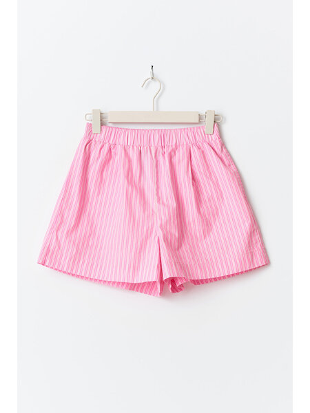 Gina Tricot Poplin shorts 22326 Pink stripe