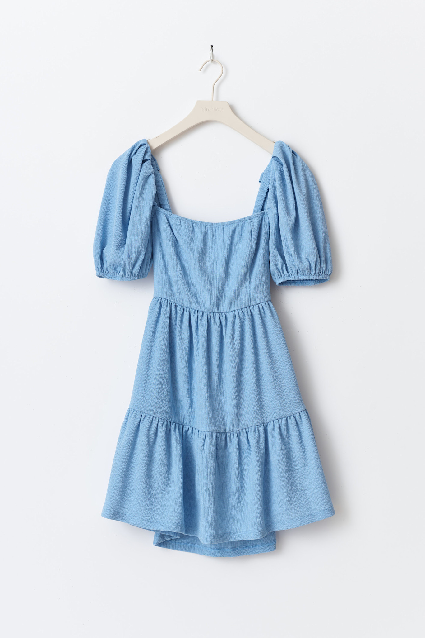 Tie back mini dress 24973 Placid blue (5478)