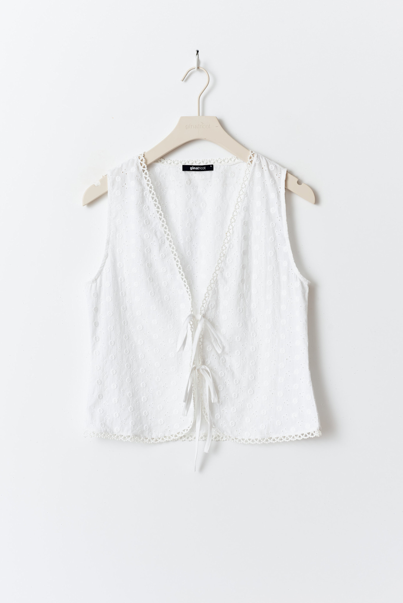 Anglaise tie vest 25026 White (1000)