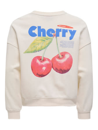KOGPHILEA LIFE L/S OVZFRUIT ONECK UB SWT 15351700 Tofu Cherry