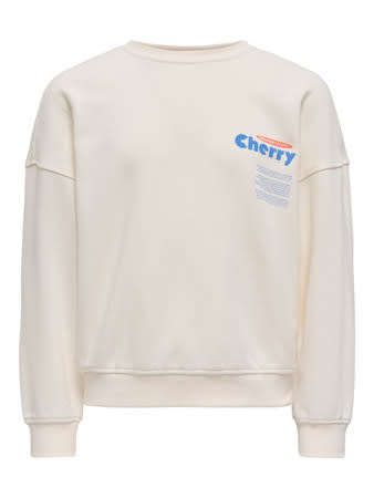 KOGPHILEA LIFE L/S OVZFRUIT ONECK UB SWT 15351700 Tofu Cherry