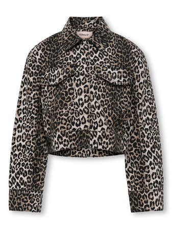 KOGSANDRA-LUMI PRINTED JACKET PNT 15355510 Black Leo