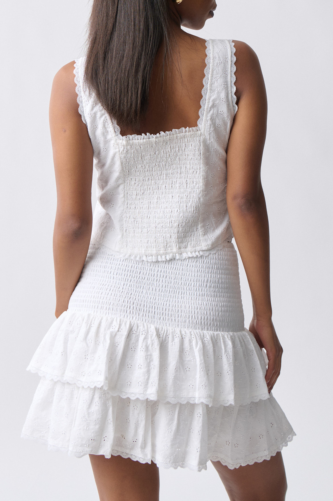 Smock skirt 25145 Offwhite