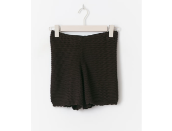 Knitted crochet shorts 24790 Black (9000)