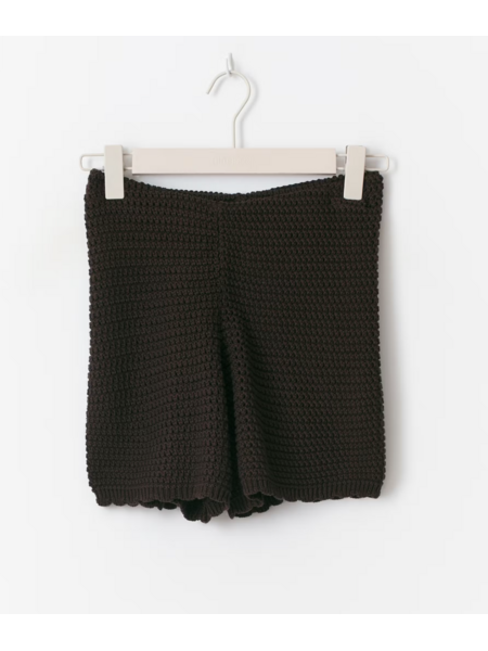 Gina Tricot Knitted crochet shorts 24790 Black (9000)