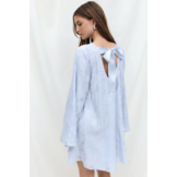 Wide flowy floral dress 24088 Heather (8422)