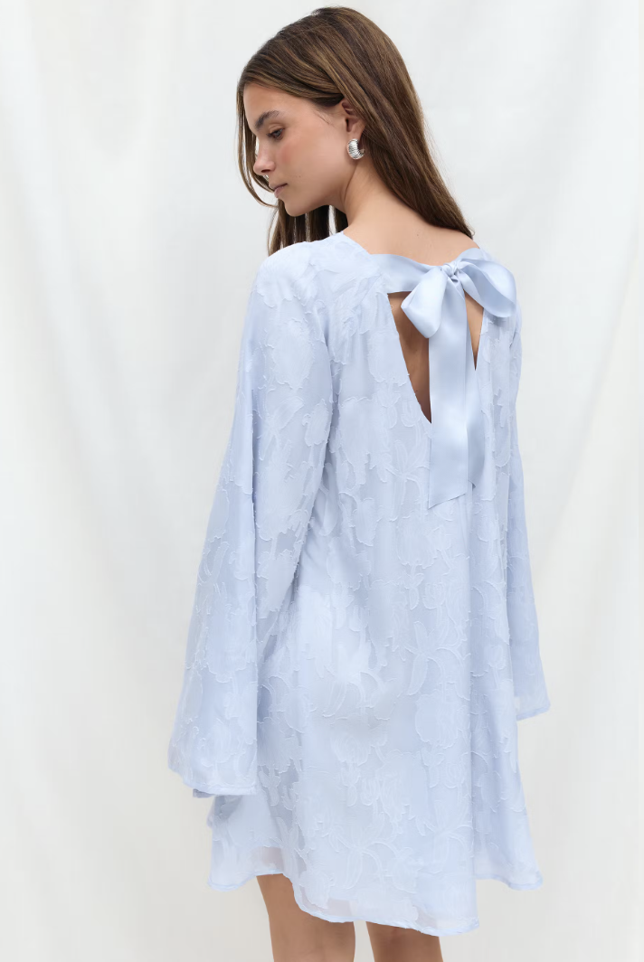 Wide flowy floral dress 24088 Heather (8422)