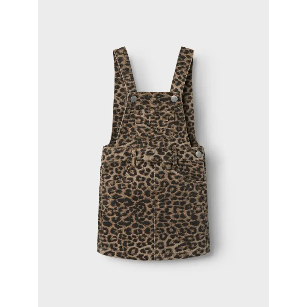 NMFOPHELIA TWI SPENCER DRESS 4444-TD F 13241511 Silver Mink LEOPARD