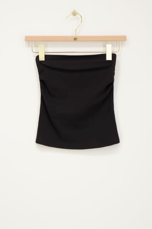 Strapless top rib MJ12649 black