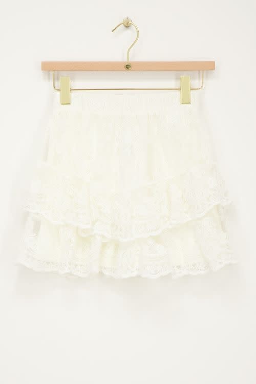 Lace skirt MJ13592 White