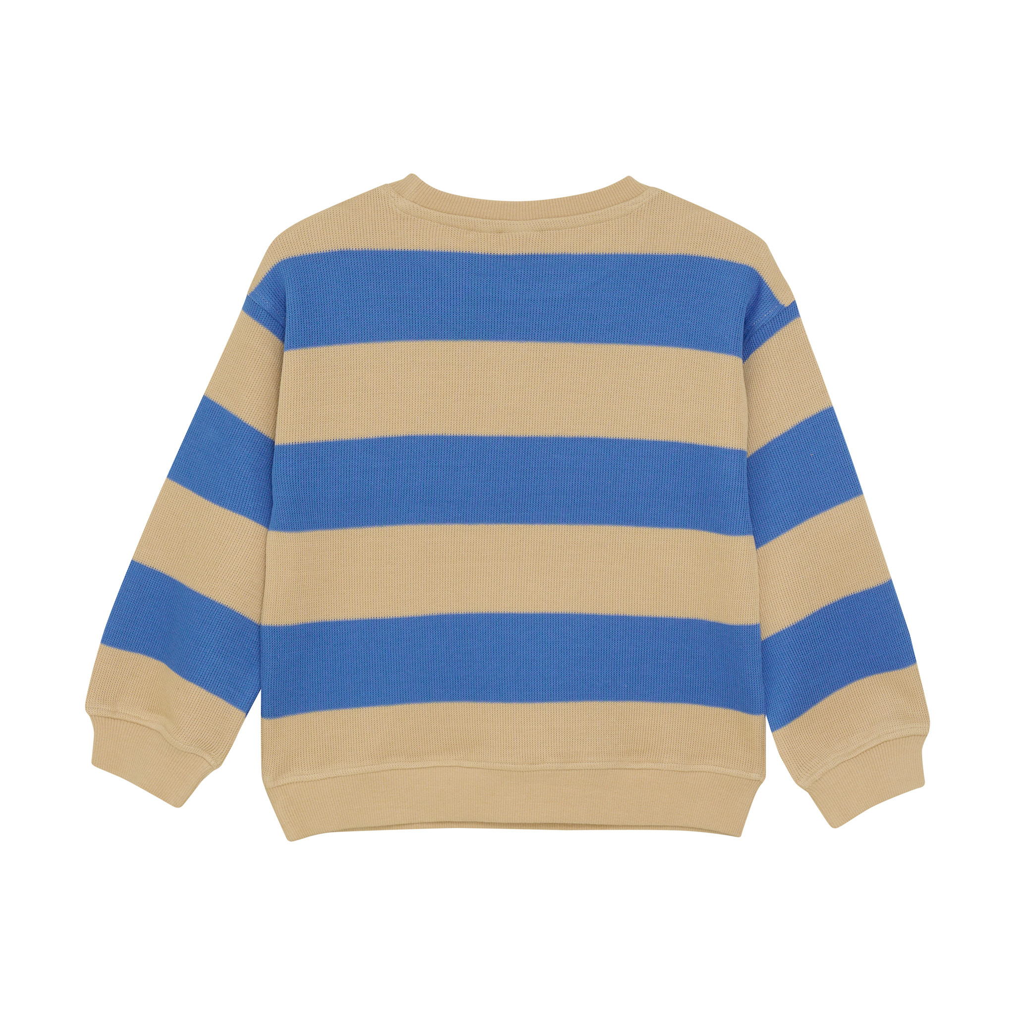 Oversized Sweater Big Stripe 920179 7992 Dusty Kobalt