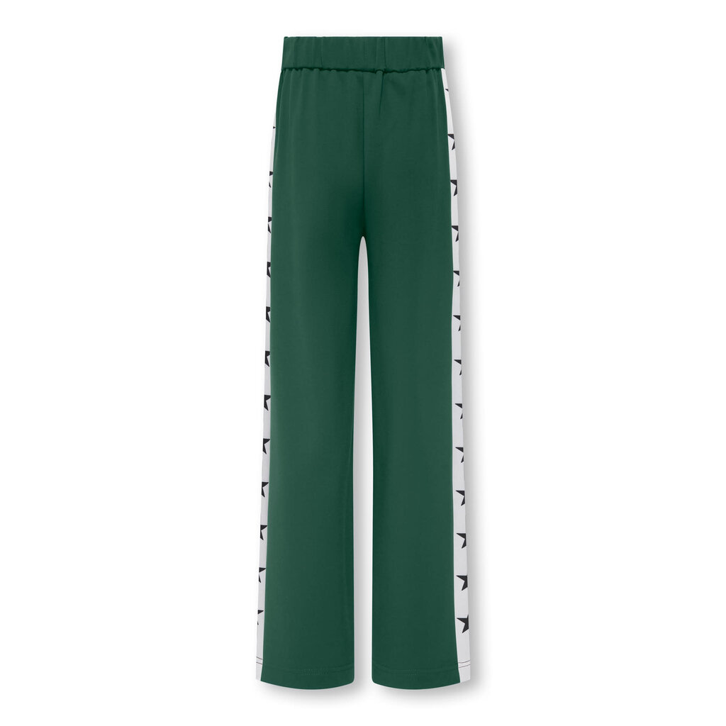 KIDS ONLY KOGPOPTRASH WIDE PANT 15354955 Pineneedle White Panel/Black Stars