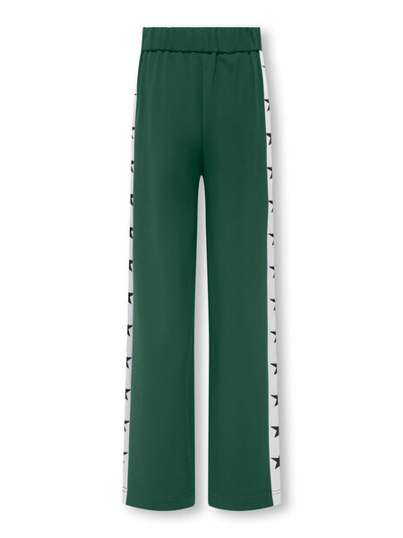 KIDS ONLY KOGPOPTRASH WIDE PANT 15354955 Pineneedle White Panel/Black Stars