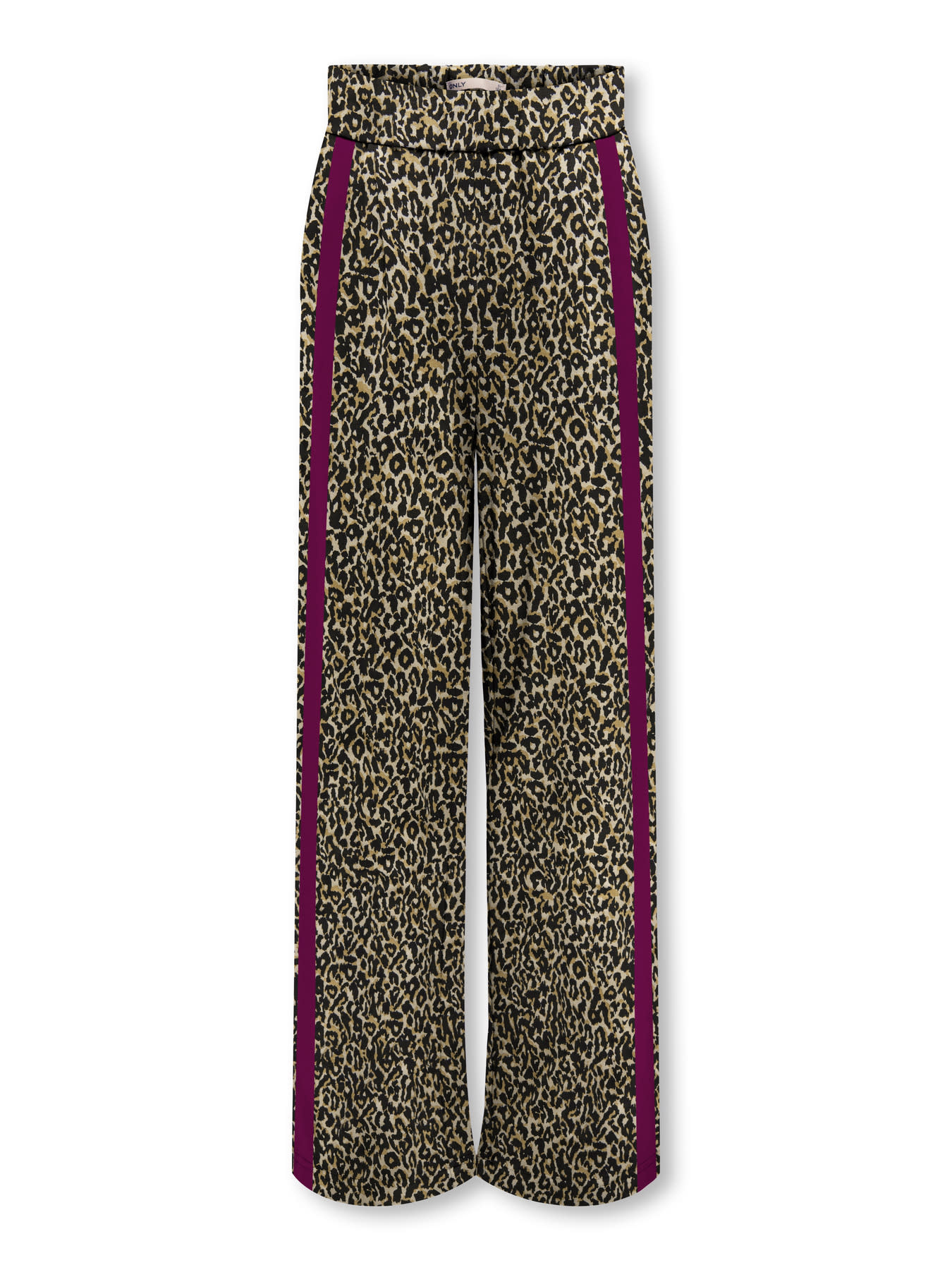 KOGPOPTRASH WIDE PANT 15354955 Black LEO/Cabernet Panels
