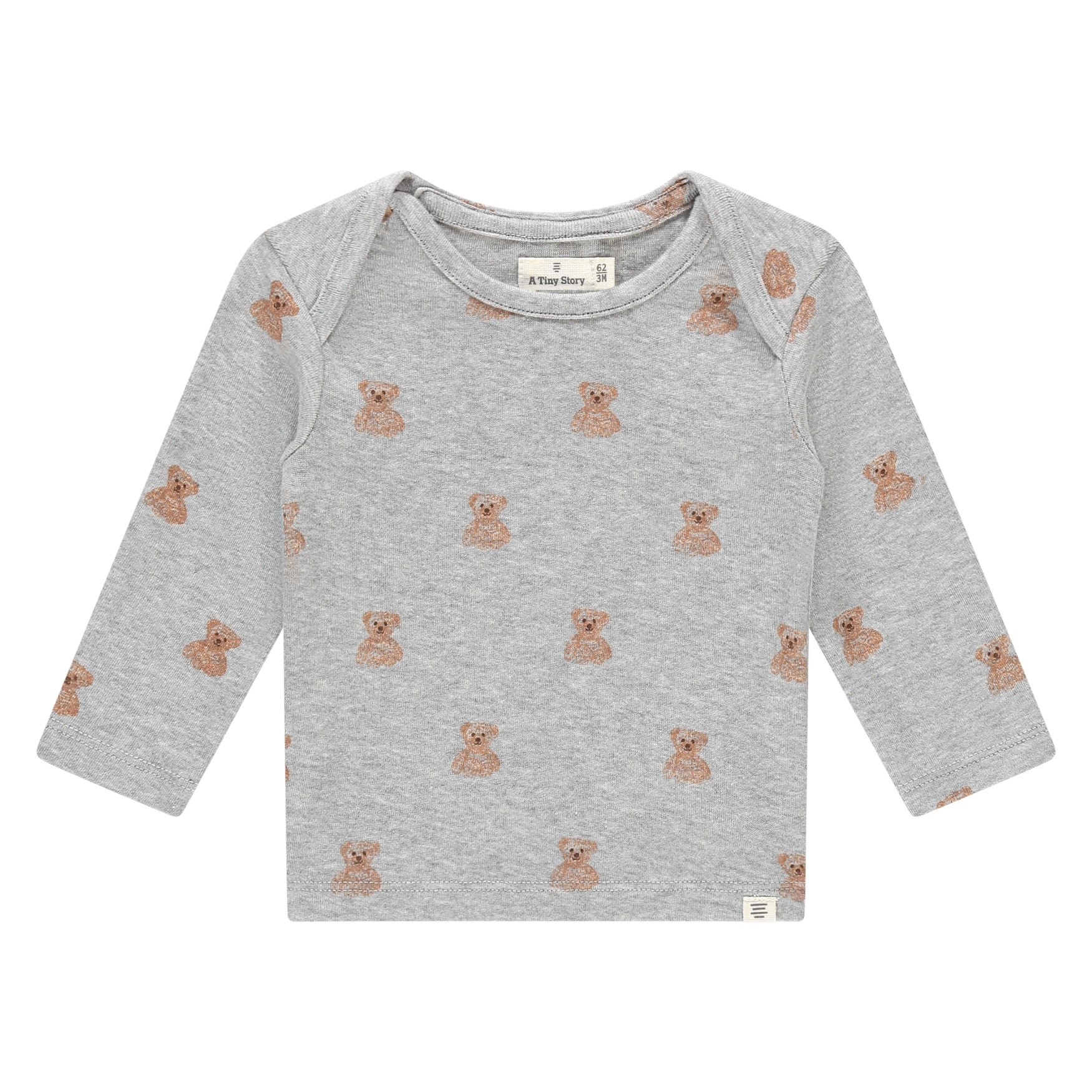 baby t-shirt long sleeve TIN25429631 13 light grey melange