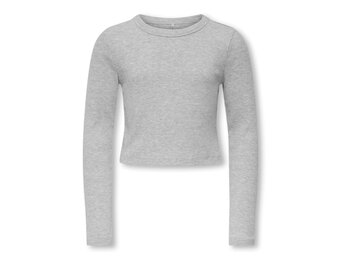 KOGBINA LIFE L/S O-NECK TOP JRS 15356857 Light Grey Melange