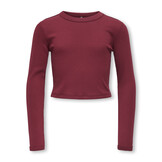 KOGBINA LIFE L/S O-NECK TOP JRS 15356857 Cabernet