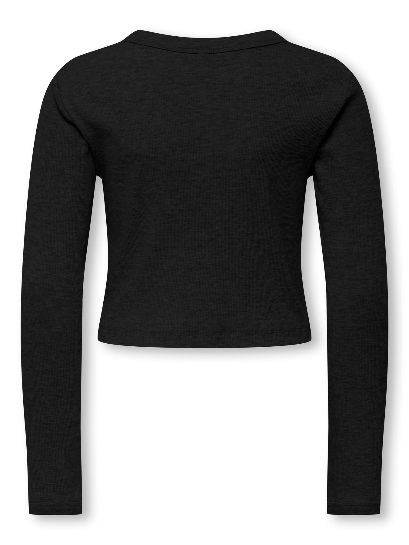 KOGBINA LIFE L/S O-NECK TOP JRS 15356857 Black