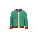 Miles knitted cardigan D507-0324 Medium Green