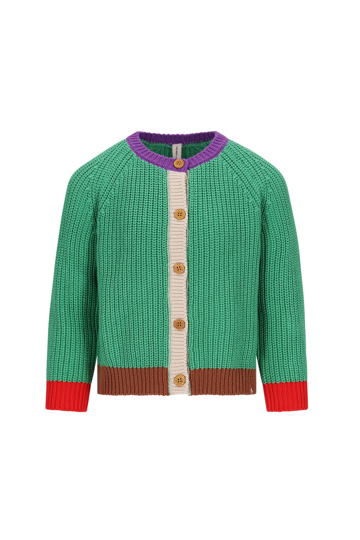 Miles knitted cardigan D507-0324 Medium Green