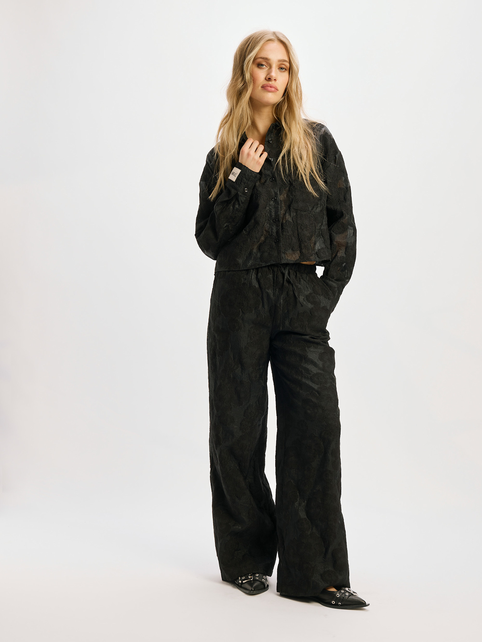 wide pants MARA (R2508155704) 999 - black