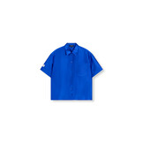 woven shiny blouse ALANA (R2508953710) 202 - cobalt