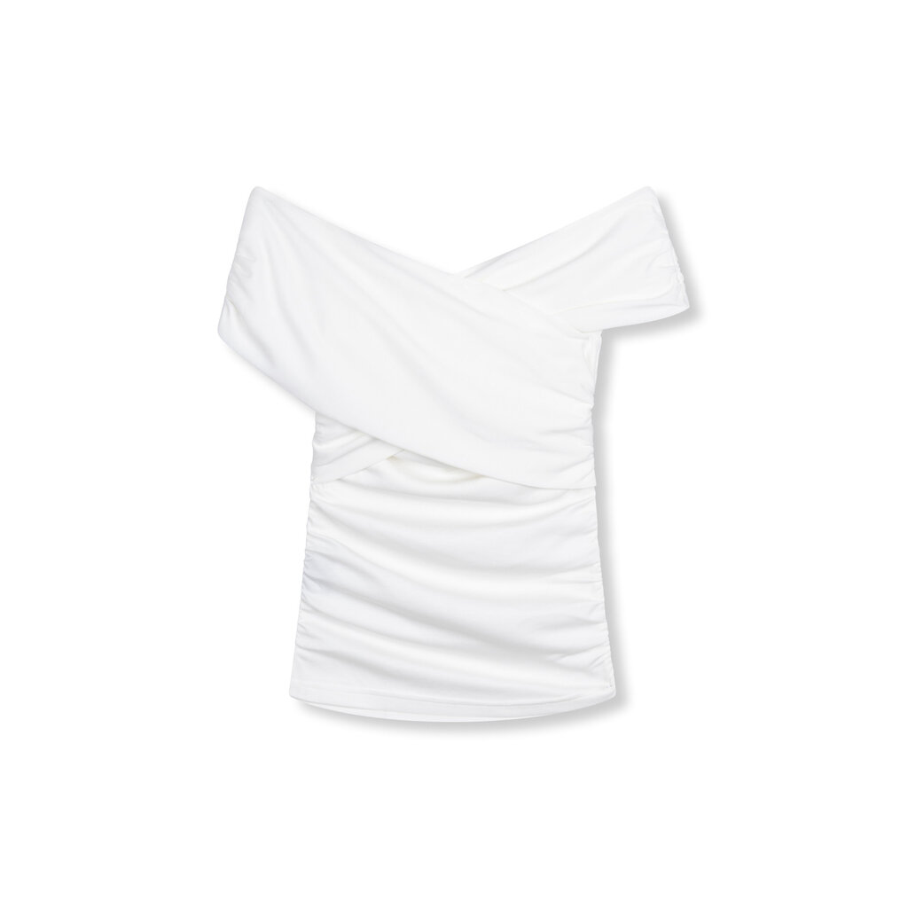 REFINED cross short sleeve top ELMA (R2508809715)