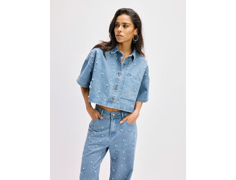 pearl denim top ADELINE (R2508771685)