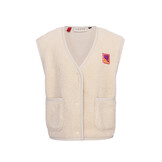 teddy gilet 2531-7016-008 Dove white