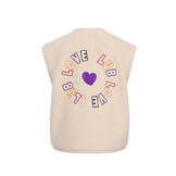 teddy gilet 2531-7016-008 Dove white