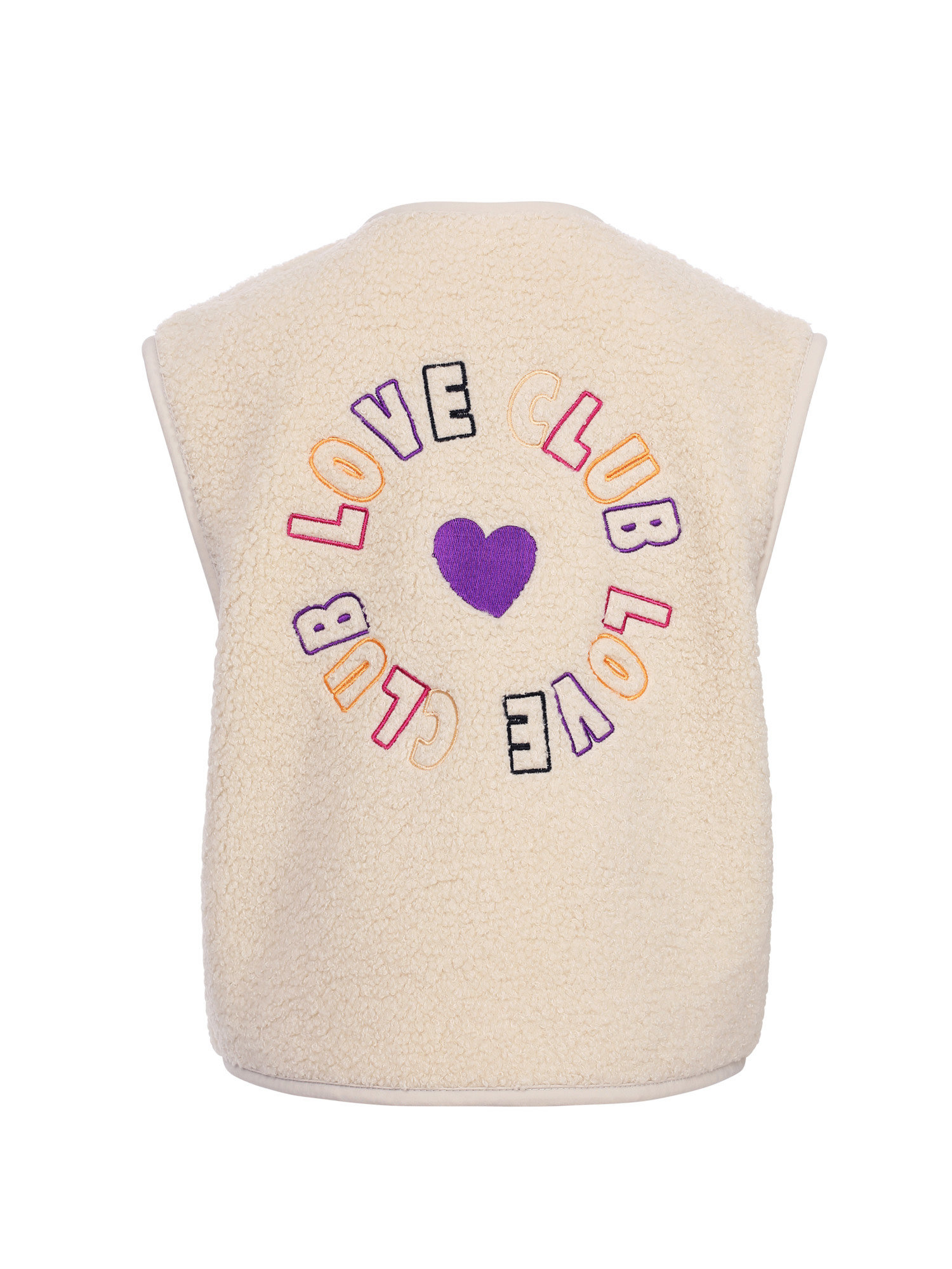 teddy gilet 2531-7016-008 Dove white