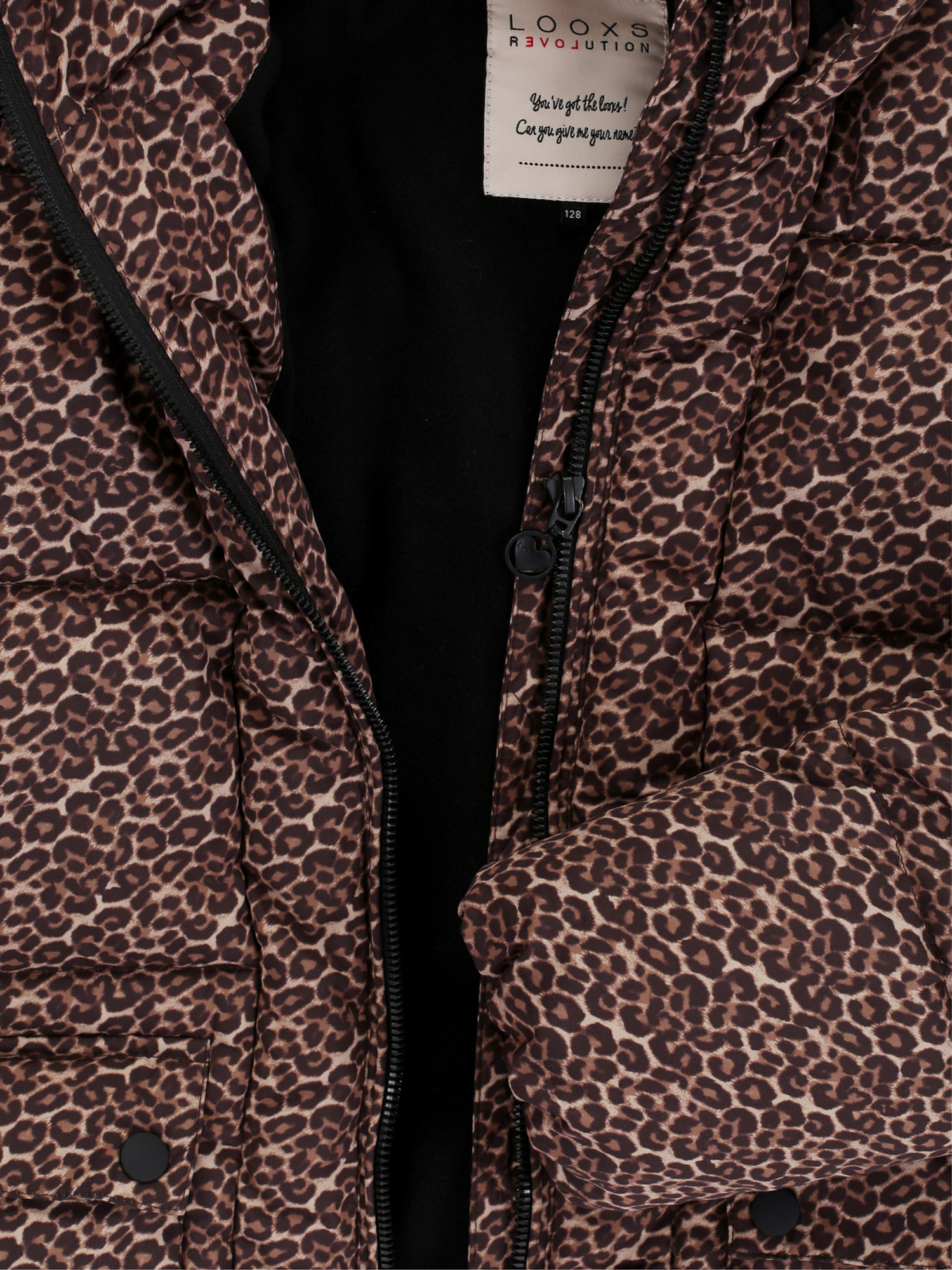 Fake down outerwear jacket 2531-7211-925 panther