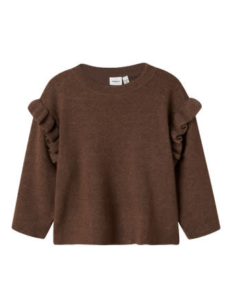 NMFNALIA LS KNIT 13246517 Peppercorn