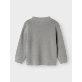NMMNESOLLE LS KNIT 13247088 Grey Melange