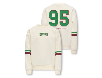 KOGHELLA LIFE LS O-NECK LOOSE PRINT SWT 15357835 Antique White Number