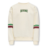 KOGHELLA LIFE LS O-NECK LOOSE PRINT SWT 15357835 Antique White Number