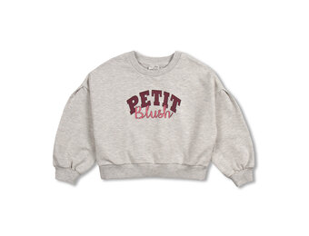 Easy Sweater Logo AW25-108 Grey Melange