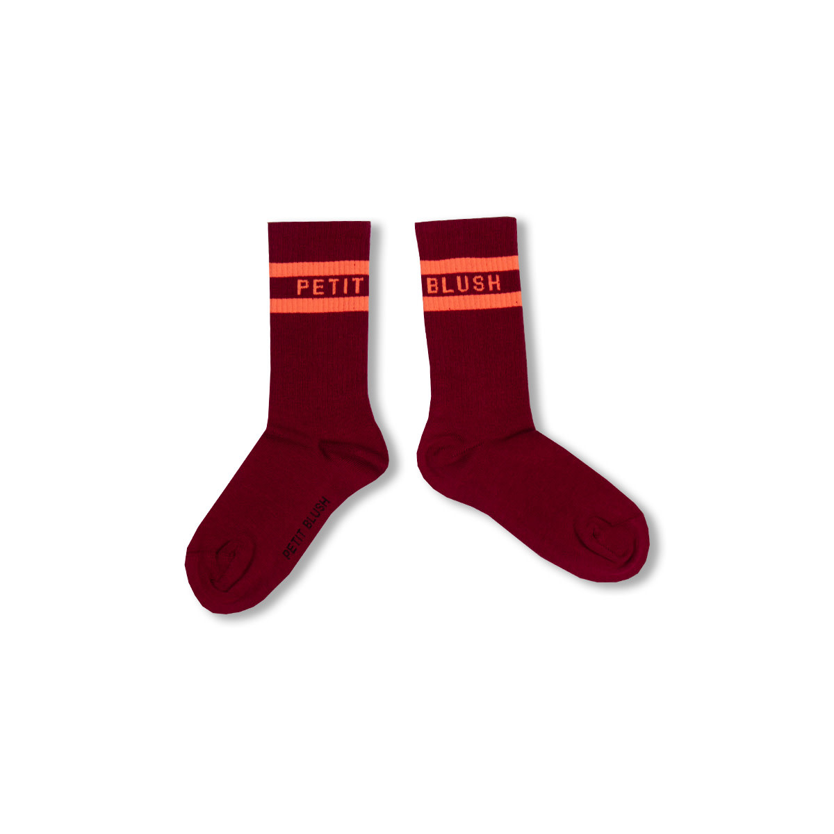 Sport Socks AW25-022 Bordeaux/Orange