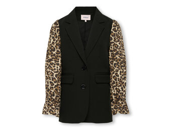 KOGKIRA OVERSIZE LEO SLE. LS BLAZER TLR 15359754 Black LEO AOP SLEEVES