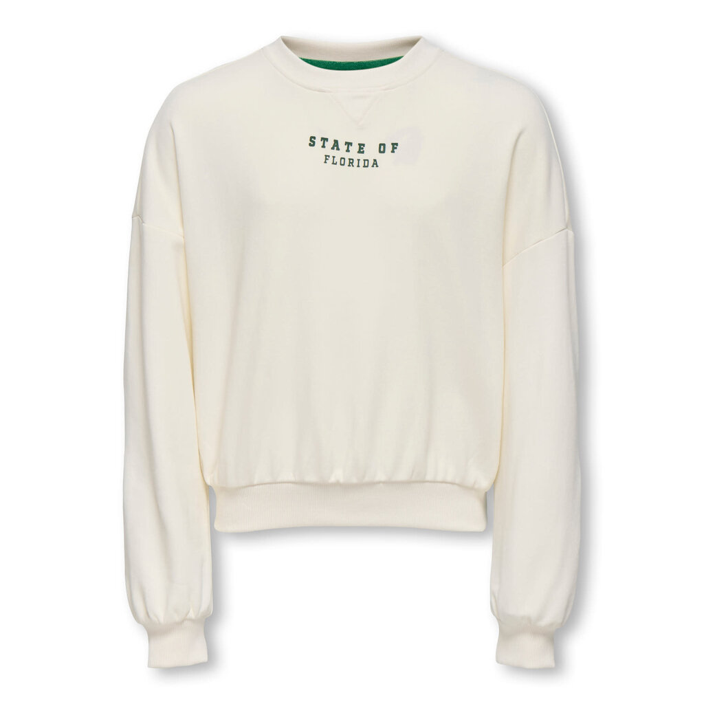 KIDS ONLY KOGSALLY  OVZ  SWT 15364482 Antique White/Green
