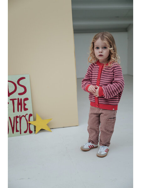 The New Chapter Miles knitted cardigan D508-0324 Bittersweet