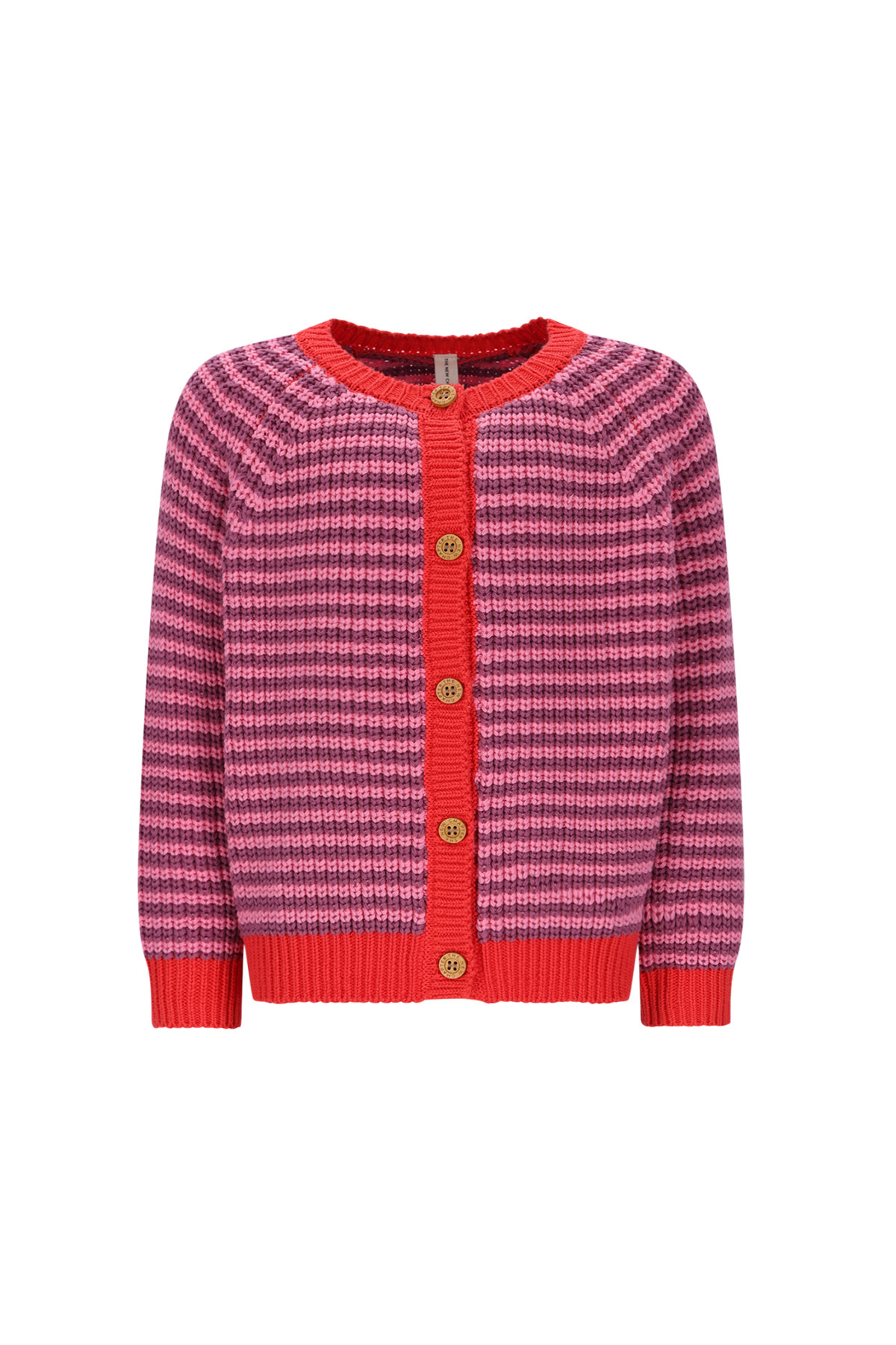 Miles knitted cardigan D508-0324 Bittersweet