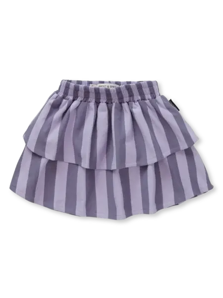 Smock skirt stripe W25-1998 Lavender
